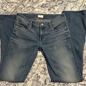 MOTHER Blue Flare & Wide Leg Jeans